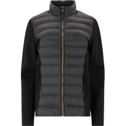 Damska kurtka puchowa Whistler Persle. Czarne kurtki sportowe damskie Whistler, na zimę, bez wzorów, z puchu, bez ramiączek, bez kaptura, trekkingowe. W wyprzedaży za 239.99 zł.