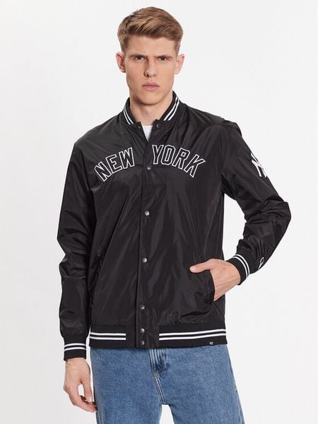 47 Brand Kurtka bomber New York Yankees Wordmark 47 Drift Track Jacket Czarny Regular Fit. Czarne kurtki męskie 47 Brand, m, bez wzorów, z syntetyku, bez kaptura. Za 299.99 zł.