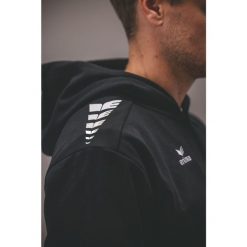 Kurtka z kapturem Erima Cmpt Wings Black Junior. Czarne kurtki męskie Erima, m, bez wzorów, z materiału, klasyczne, z kapturem. Za 284.05 zł.