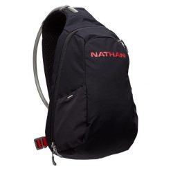 Plecak Nathan Run Sling 8 L. Czarne plecaki męskie Nathan, bez wzorów, sportowe. Za 504.00 zł.