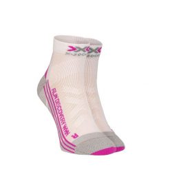 Skarpety damskie biegowe X-Socks Run Discovery 4.0. Białe skarpetki damskie X-Socks, bez wzorów. W wyprzedaży za 72.00 zł.