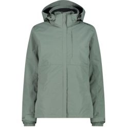 Kurtka damska turystyczna CMP. Czarne kurtki sportowe damskie CMP, xl, bez wzorów, z softshellu, bez ramiączek, bez kaptura, trekkingowe. Za 649.00 zł.