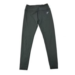 Second life - Legginsy damskie do jogi Gymshark - Jak nowy. Czarne legginsy damskie GYMSHARK, bez wzorów, z materiału. Za 85.16 zł.