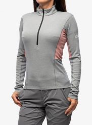 Bluza damska Berghaus MTN Guide LS HZ. Szare bluzy damskie Berghaus, xs, bez wzorów, z materiału, bez ramiączek, bez kaptura. Za 263.99 zł.