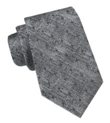 Krawat Męski - Alties - Stalowy Melanż. Szare krawaty i muchy Alties, bez wzorów, z tkaniny, eleganckie. Za 49.00 zł.