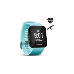 Zegarek GPS z kardio Forerunner 35. Niebieskie zegarki męskie Garmin, bez wzorów. Za 519.99 zł.