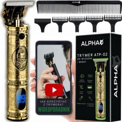 Trymer Alpha Maszynka do Strzyżenia i Golenia Włosów i Głowy - Trymer do Brody Alpha. Golarki i trymery Alpha. Za 119.90 zł.