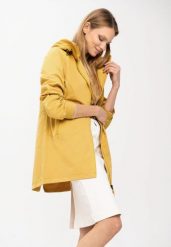 Żółta kurtka parka damska J-BILLIE. Żółte kurtki damskie Volcano, m, z aplikacjami, z materiału, bez kaptura. Za 259.99 zł.