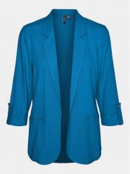 Vero Moda Marynarka Jesmilo 10279700 Niebieski Regular Fit. Niebieskie marynarki i żakiety damskie Vero Moda, bez wzorów, z wiskozy, bez kołnierzyka, bez ramiączek. Za 99.99 zł.