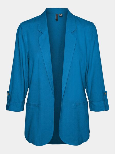 Vero Moda Marynarka Jesmilo 10279700 Niebieski Regular Fit. Niebieskie marynarki i żakiety damskie Vero Moda, bez wzorów, z wiskozy, bez kołnierzyka, bez ramiączek. Za 139.99 zł.