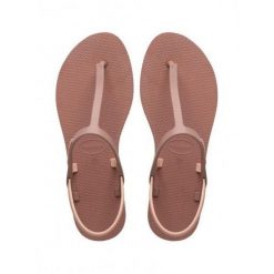 Sandały damskie Havaianas Paraty RJ. Czerwone sandały damskie Havaianas, bez wzorów, bez obcasa, bez zapięcia. Za 109.99 zł.