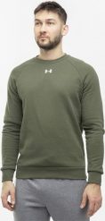 Under Armour Bluza męska Under Armour Rival Fleece Crew khaki 1379755 390 XL. Brązowe bluzy męskie Under Armour, m, bez wzorów, bez ramiączek, bez kaptura. Za 227.99 zł.