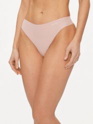 Calvin Klein Underwear Stringi 000QD5103E Różowy. Czerwone majtki damskie Calvin Klein Underwear, z bawełny. Za 89.99 zł.