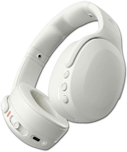 Skullcandy Crusher Evo Wireless Bluetooth Over-Ear Headphones, White. Białe słuchawki bezprzewodowe Skullcandy. Za 733.31 zł.
