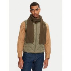 Szalik Tommy Hilfiger. Brązowe szaliki męskie Tommy Hilfiger, bez wzorów. Za 249.99 zł.
