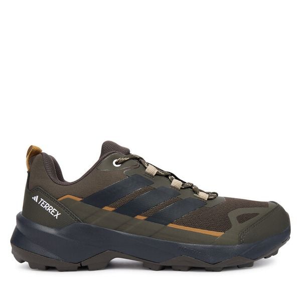 Trekkingi adidas. Brązowe buty zimowe męskie Adidas, bez wzorów, bez obcasa, bez zapięcia. Za 403.99 zł.