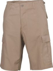 MFH Spodnie US Bermuda BDU Rip Stop khaki L. Brązowe spodnie sportowe męskie MFH, l, bez wzorów. Za 206.00 zł.