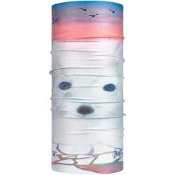 Komin narciarski unisex Buff ThermoNet® White Ocean. Białe szaliki męskie Buff, bez wzorów. Za 63.00 zł.