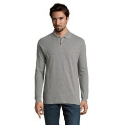 Koszulka Polo Z Długim Rękawem Unisex Star Plain Dla Dorosłych. Szare bluzki damskie SOL'S, m, bez wzorów, bez ramiączek. Za 94.99 zł.