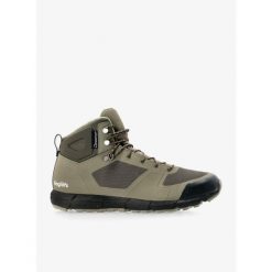 Buty turystyczne damskie Haglofs L.I.M Mid Proof Eco. Zielone obuwie trekkingowe damskie Haglöfs, bez zapięcia. W wyprzedaży za 532.75 zł.