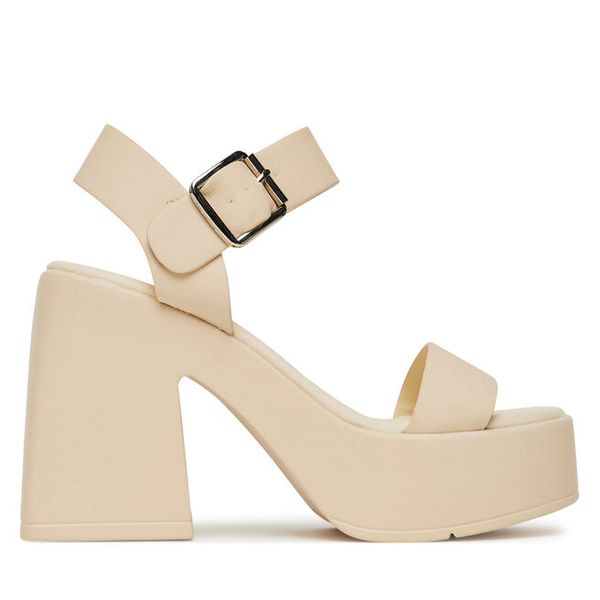 Sandały DeeZee. Sandały damskie DeeZee, bez wzorów, bez obcasa, na słupku, bez zapięcia. Za 149.99 zł.