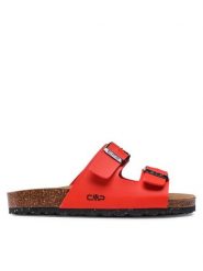 CMP Klapki Eco Thalitha Wmn Slipper 3Q91016 Czerwony. Czerwone klapki damskie CMP, bez wzorów, ze skóry, bez obcasa, bez zapięcia. Za 179.99 zł.