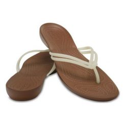 Crocs Klapki damskie Crocs Isabella Biały / Brązowy 204004-1AO (rozmiar 37-38). Białe klapki damskie Crocs, na lato, bez wzorów, eleganckie, bez obcasa, bez zapięcia. W wyprzedaży za 91.00 zł.