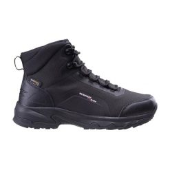 Buty trekkingowe Magnum Dodson Mid. Czarne trekkingi męskie MAGNUM, z gumy, bez zapięcia. Za 364.13 zł.