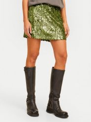 JJXX Spódnica mini Tara 12265330 Zielony Regular Fit. Zielone spódnice damskie JJXX, xs, bez wzorów, z syntetyku, mini. Za 99.99 zł.