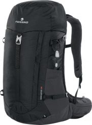 Plecak trekkingowy Ferrino Hikemaster. Czarne plecaki męskie Ferrino, bez wzorów, z materiału. Za 559.99 zł.