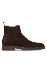 Guess Sztyblety FMTDOV SUE10 Brązowy. Brązowe botki męskie Guess, z aplikacjami, ze skóry, bez obcasa, bez zapięcia. Za 674.99 zł.