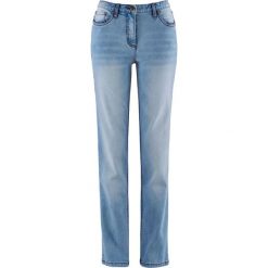 Top z koronkową wstawką bonprix czarny. Czarne jeansy damskie bonprix, bez wzorów, z koronki, bez kołnierzyka, bez ramiączek. Za 69.99 zł.