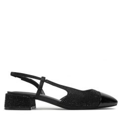 Sandały Call It Spring. Czarne sandały damskie Call it Spring, bez wzorów, bez obcasa, na słupku, bez zapięcia. Za 139.99 zł.