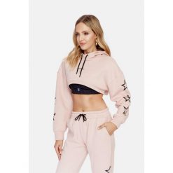 Bluza fitness damska Cardio Bunny Stars. Czerwone bluzy damskie Cardio Bunny, s, bez wzorów, sportowe, bez ramiączek, bez kaptura. Za 119.00 zł.