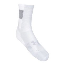 Skarpety treningowe Under Armour ArmourDry Run Crew. Białe skarpetki damskie Under Armour, bez wzorów. Za 34.99 zł.