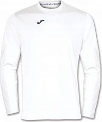 Joma KOSZULKA SPORTOWA T-SHIRT JOMA 100092.200 COMBI WHITE LONGSLEEVE. Białe koszulki sportowe męskie Joma, m, bez wzorów, bez ramiączek. Za 42.47 zł.