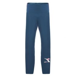 Legginsy damskie DIADORA L.LEGGINGS LUSH. Niebieskie bielizna sportowa damska Diadora, bez wzorów. Za 49.99 zł.