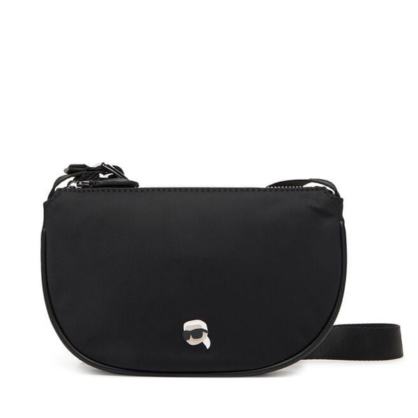 Torebka KARL LAGERFELD. Czarne listonoszki damskie KARL LAGERFELD, bez wzorów, bez dodatków. Za 359.99 zł.