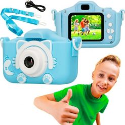 Aparat cyfrowy ExtraLink Xinjia Kids Camera H27 niebieski. Aparaty kompaktowe ExtraLink. Za 79.59 zł.