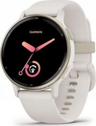 Zegarek sportowy Garmin Vivoactive 5 Biały (010-02862-11). Białe zegarki sportowe Garmin, bez wzorów. Za 965.99 zł.