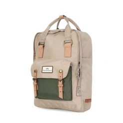 Plecak na laptopa Doughnut Macaroon Large Jungle Series - beige. Brązowe plecaki męskie Doughnut, bez wzorów, sportowe. Za 314.99 zł.