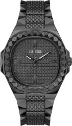 Zegarek Guess Zegarek męski Guess GW0622G2 CYRKONIE czarny. Czarne zegarki męskie Guess, z aplikacjami. Za 899.00 zł.