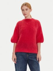 Dixie Sweter M277Y101A Czerwony Relaxed Fit. Czerwone swetry nierozpinane damskie Dixie, m, bez wzorów, z syntetyku, bez kołnierzyka, bez ramiączek. Za 579.99 zł.