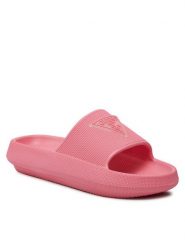 Guess Klapki E4GZ27 WG5X0 Różowy. Czerwone klapki damskie Guess, z aplikacjami, z tworzywa sztucznego, bez obcasa, bez zapięcia. Za 199.99 zł.