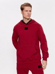 Hugo Bluza Daratscho_V 50496697 Czerwony Regular Fit. Czerwone bluzy męskie Hugo, m, bez wzorów, z bawełny, bez ramiączek, bez kaptura. W wyprzedaży za 309.99 zł.