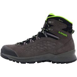 Buty trekkingowe męskie Lowa EXPLORER GTX MID. Szare buty zimowe męskie Lowa, bez wzorów, bez obcasa, bez zapięcia. Za 459.99 zł.