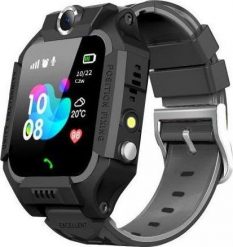 Smartwatch GoGPS K24 Czarny (K24BK). Czarne zegarki smartwatch GoGPS, bez wzorów. Za 229.58 zł.