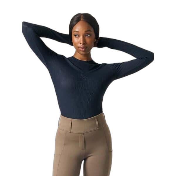 Sweter damski PS of Sweden Leandra. Niebieskie swetry nierozpinane damskie PS OF SWEDEN, na zimę, bez wzorów, eleganckie, bez kołnierzyka, bez ramiączek. Za 379.00 zł.