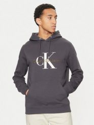 Calvin Klein Jeans Bluza J30J320805 Szary Regular Fit. Szare bluzy męskie Calvin Klein Jeans, m, bez wzorów, z bawełny, bez ramiączek, bez kaptura. Za 249.99 zł.