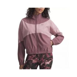 Kurtka dresowa Under Armour RIVAL WOVEN. Czerwone kurtki sportowe damskie Under Armour, s, bez wzorów, z dresówki, bez ramiączek, bez kaptura, do biegania. Za 352.65 zł.